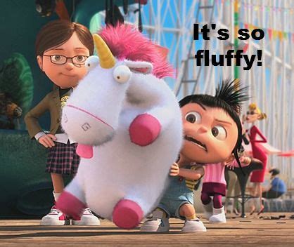 Its so fluffy ! | Despicable me, Good movies, Despicable me 2