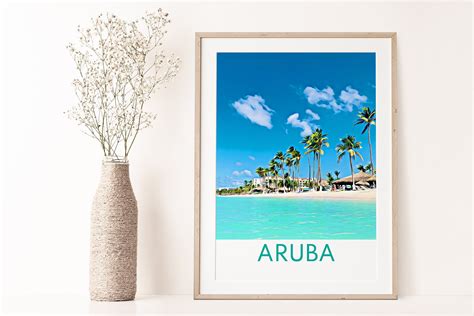 Aruba Print Aruba Art Aruba Travel Print Aruba Wall Art | Etsy