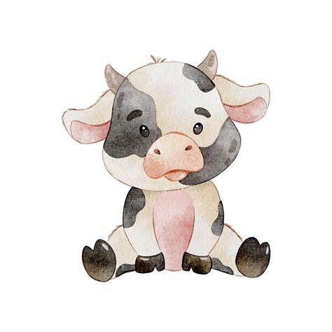 baby cow - Clip Art Library