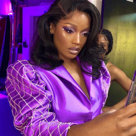 nigisti | blm on Twitter: "chileee look at keke palmer… " Purple Makeup Looks, Black Girl Makeup ...