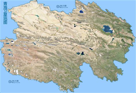 青海地图高清版可放大,青海版,青海旅游_大山谷图库