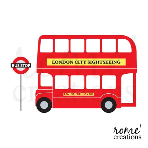 London Bus Clipart