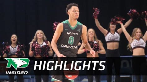 UND Men's Basketball - Highlights: UND vs. Montana - 3/8/18 - YouTube