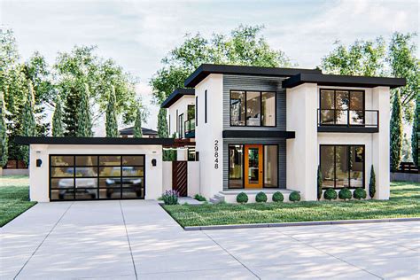 Modern Plan: 2,723 Square Feet, 3 Bedrooms, 2.5 Bathrooms - 963-00433