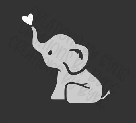 Buy Baby Elephant Svg Png Files for Cricut/silhouette Digital Online in ...