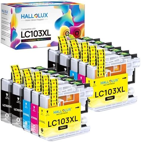 10 Pack LC-103 XL Ink Cartridges for Brother LC103 LC101 LC-101XL 103XL ...