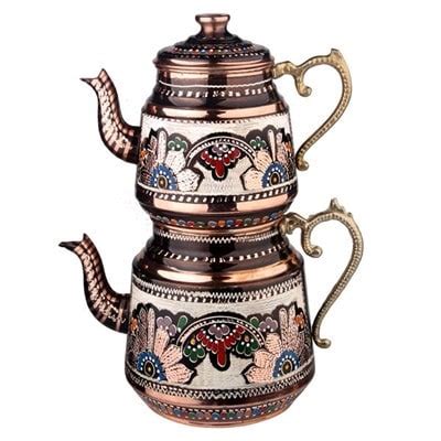 Handmade Copper Turkish Tea Pot Kettle | FairTurk.com