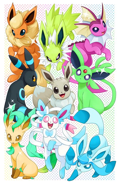 Shiny Eevee print by Luximus17 on DeviantArt