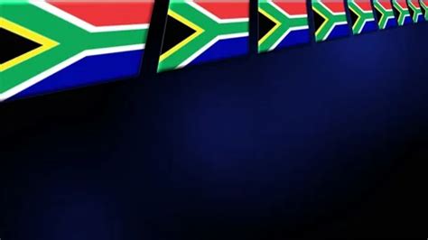 South Africa Flag Animated Background 3d... | Stock Video | Pond5