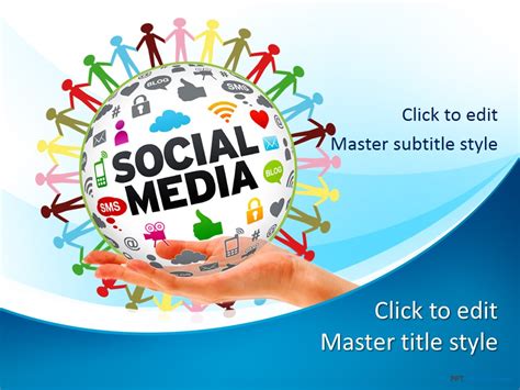 Free Social Media Discussion PPT Template