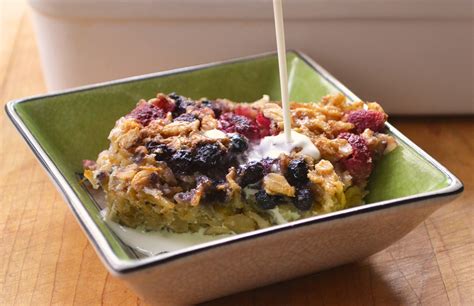 Baked Oatmeal with Berries & Lentils – Lentils.org