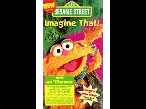 Sesame Street Imagine That Vhs