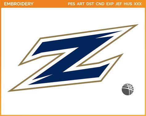 Akron Zips - Alternate Logo (2014) - College Sports Embroidery Logo in ...