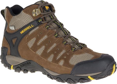 Merrell Suede Accentor Mid Waterproof Hiking Boots for Men - Lyst