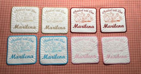 Free Quilt Label Machine Embroidery Design