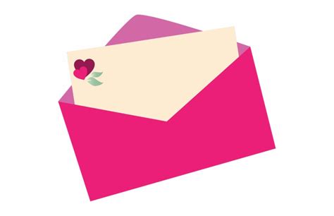 Mail Icon Rose Pink Envelope Clip Art - Clip Art Library