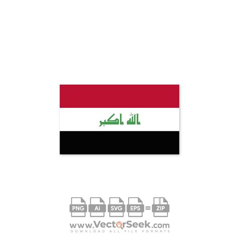 Iraq Flag Vector - (.Ai .PNG .SVG .EPS Free Download)