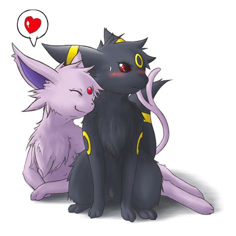 Evolutionshipping - Umbreon and Espeon Fan Art (21733819) - Fanpop