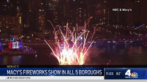 Macy’s Fireworks Show in All 5 Boroughs – NBC New York