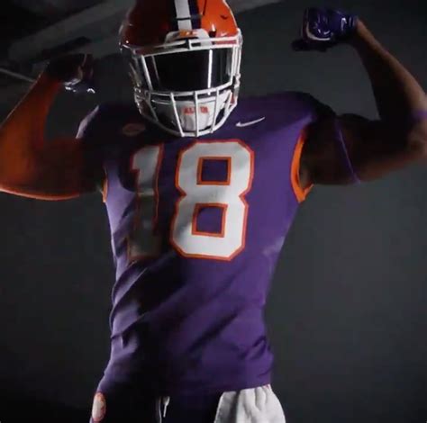 Clemson's Purple Uniforms — UNISWAG