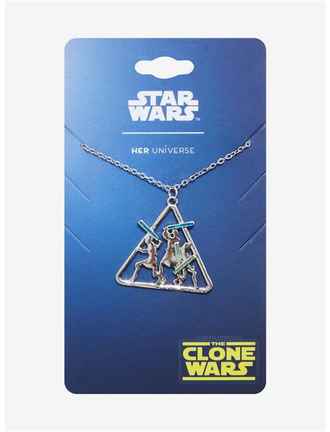 Her Universe Star Wars: The Clone Wars Trio Necklace Her Universe Exclusive | Her Universe