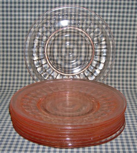 Pink Depression Glass Plates | Collectors Weekly