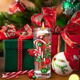 CHGBMOK 7065 PCS Christmas Vase Filler Decorations Floating Pearls ...