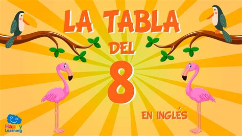 La Tabla de Multiplicar del 8 | Aprendemos Ingles Cantando. Canciones para Niños. - YouTube