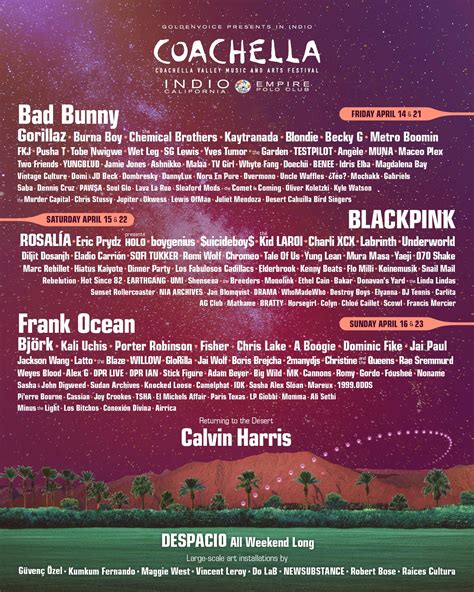 2023 Music Festival Schedule: Coachella, Bonnaroo, Lollapalooza Dates