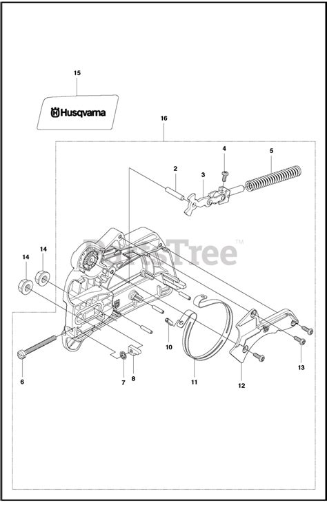 Husqvarna 120 Mark II (967861934) - Husqvarna Chainsaw (2019-04) CHAIN BRAKE Parts Lookup with ...