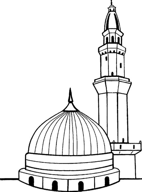 Kaaba Outline Coloring Page | Islamic art pattern, Islamic art, Islamic art canvas