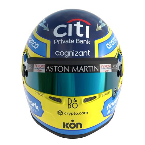 F1 Fernando Alonso Helmet 2023 - 3D Model by Cactus3D