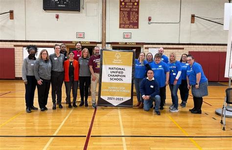 Case Junior High is first middle school to be honored by Special Olympics — here's why