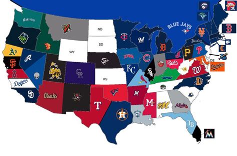 MLB Map '13 | Espn baseball, Tigers baseball, Mlb teams