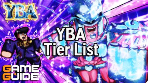 YBA Tier List [September 2024] Best Stands & Skins in 1.54