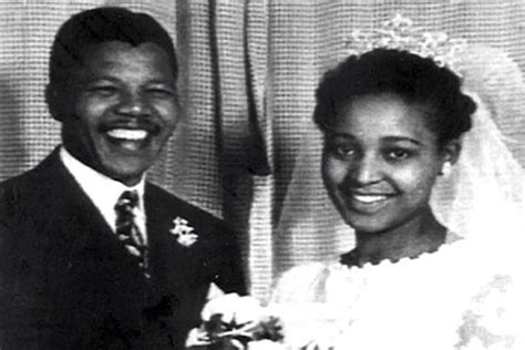 Nelson Mandela and second wife, Winnie, at their wedding in 1958 - ABC News (Australian ...