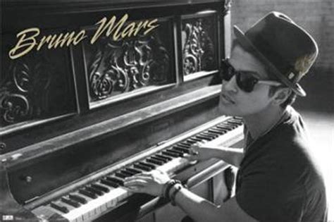 Bruno Mars - At Piano (Poster) - Amoeba Music