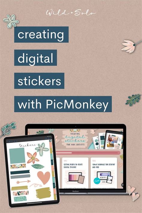 Creating Digital Stickers With PicMonkey | Digital sticker, Digital ...