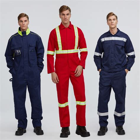 100% Cotton Safety Flame Retardant Electrician Coverall With Reflective Tape