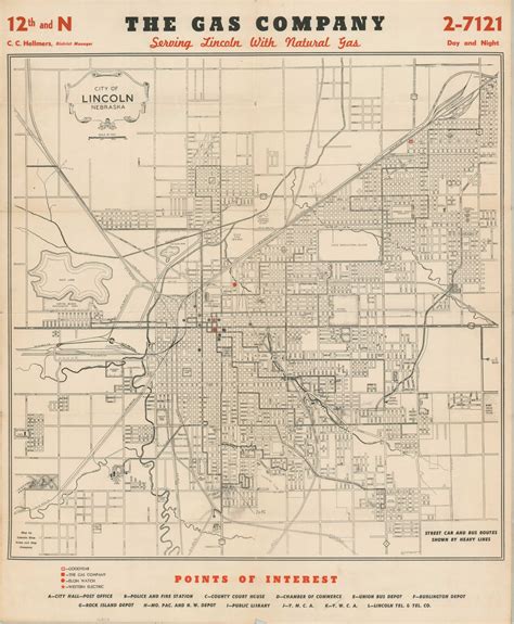 City of Lincoln Nebraska | Curtis Wright Maps