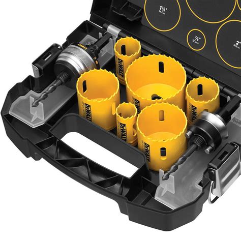 DEWALT D180002 Standard Electricians Bi-Metal Hole Saw Kit — Factory Authorized Outlet