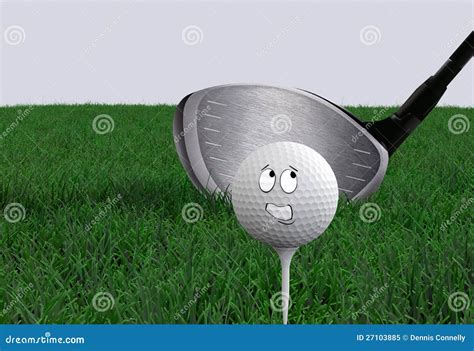 Cartoon Golf Ball Royalty Free Stock Photo - Image: 27103885
