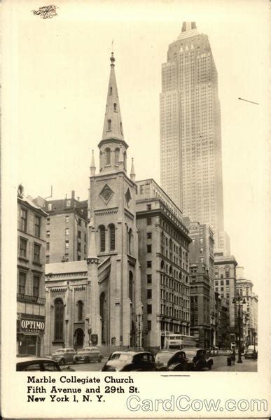 Marble Collegiate Church New York, NY Postcard