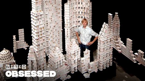 Watch How This Guy Stacks Playing Cards Impossibly High | Obsessed | WIRED