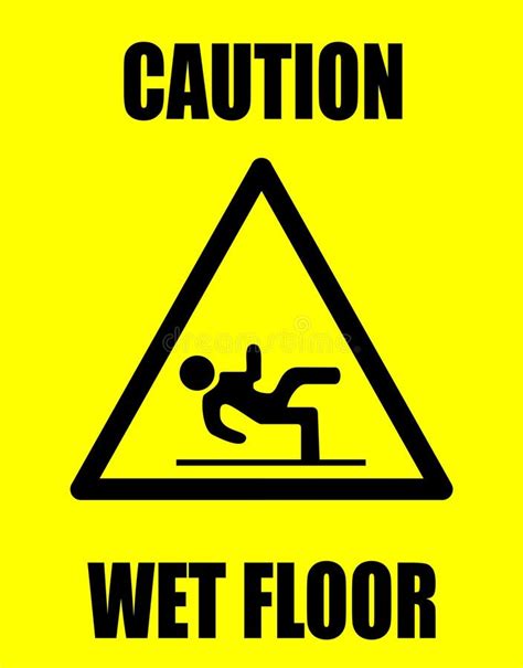 Slippery Floor Sign Vector - Carpet Vidalondon