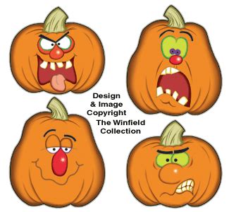 Pumpkin Faces #3 Color Poster, All Color Posters: The Winfield Collection