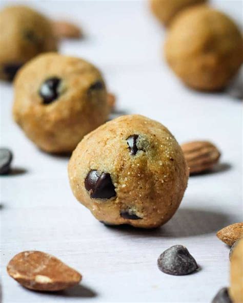 Vegan Cookie Dough Balls | Paleo and Gluten-Free - Keeping the Peas