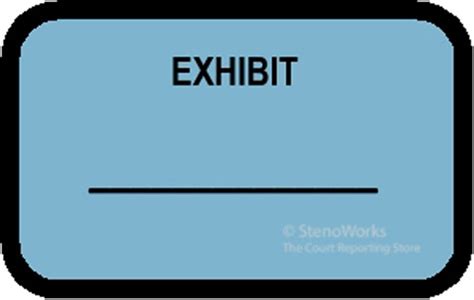 Printable Exhibit Labels