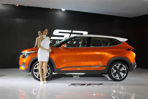 Kia SP Concept SUV breaks cover at Auto Expo 2018 - Throttle Blips