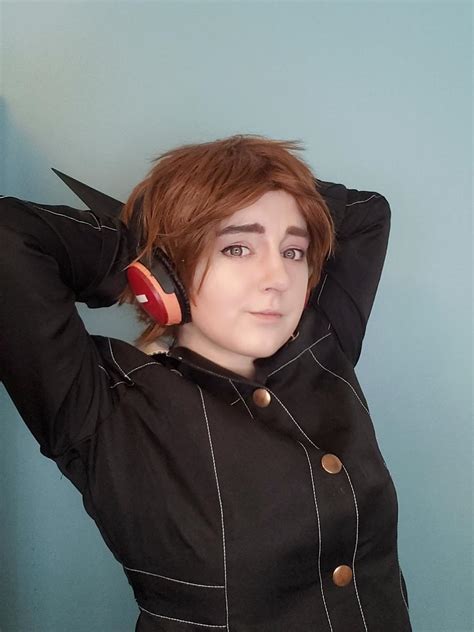 [Self] Yosuke Hanamura from Persona 4! I'm very new to male makeup ...